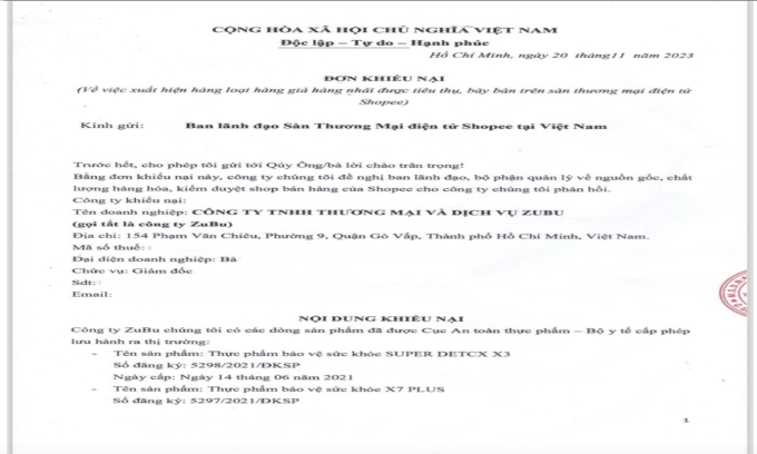 Xuất hiện hàng giả hàng nhái không rõ nguồn gốc trên các kênh thương mại điện tử